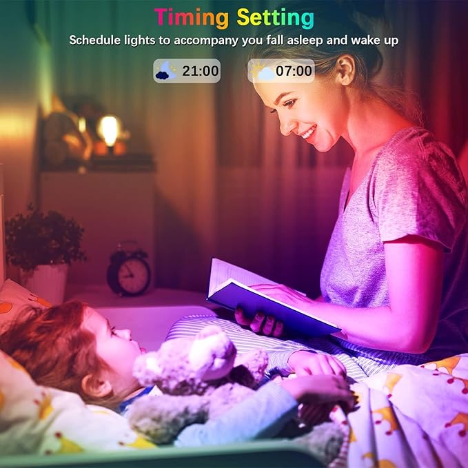 5M USB Led Light,Smart Bluetooth RGB Light with APP Control, Timer Setting, Music Mode, Led Light Strip for Decoration, Bedroom, PC,Cabinet
