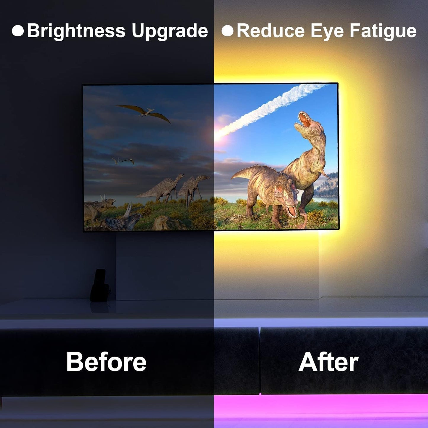 5M USB Led Light,Smart Bluetooth RGB Light with APP Control, Timer Setting, Music Mode, Led Light Strip for Decoration, Bedroom, PC,Cabinet